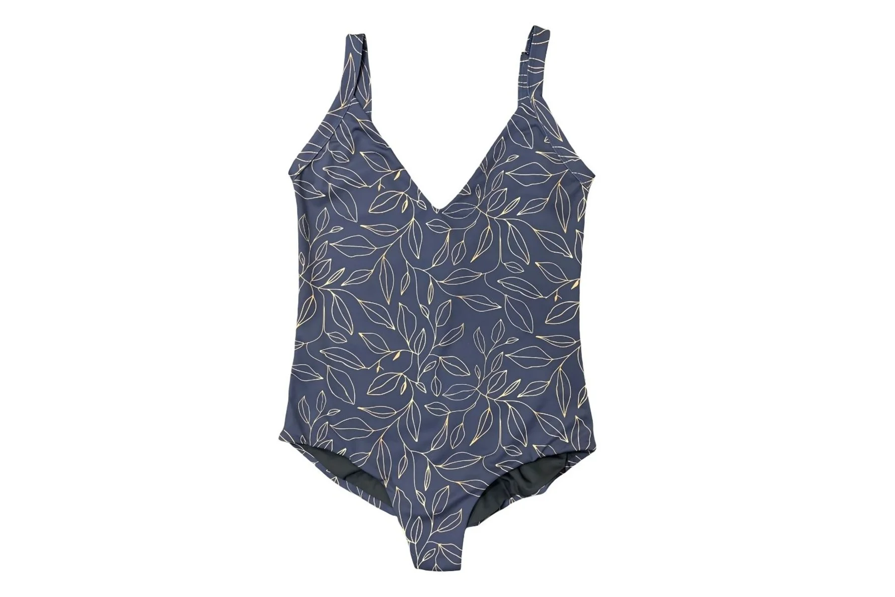 Navy & Gold One Piece Swimsuit