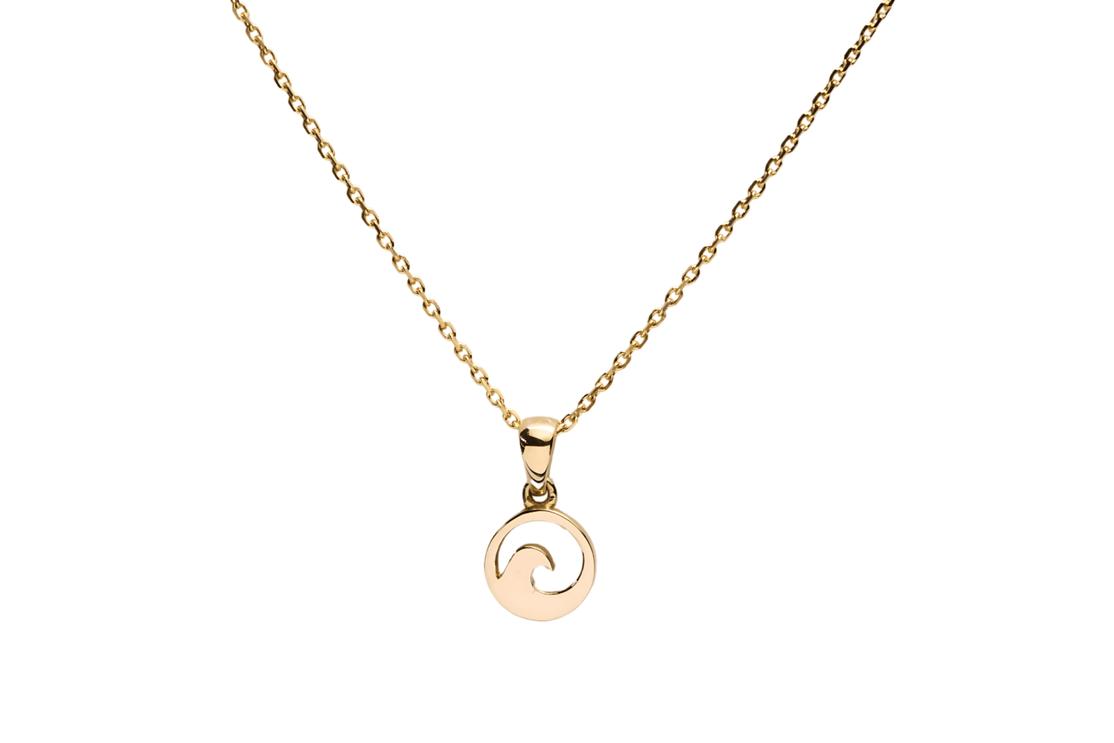 Gold Vermeil Wave Necklace